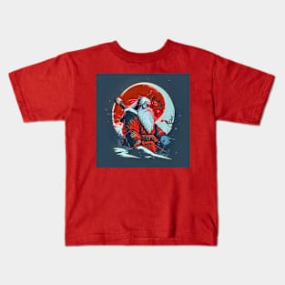 Samurai Santa Kids T-Shirt